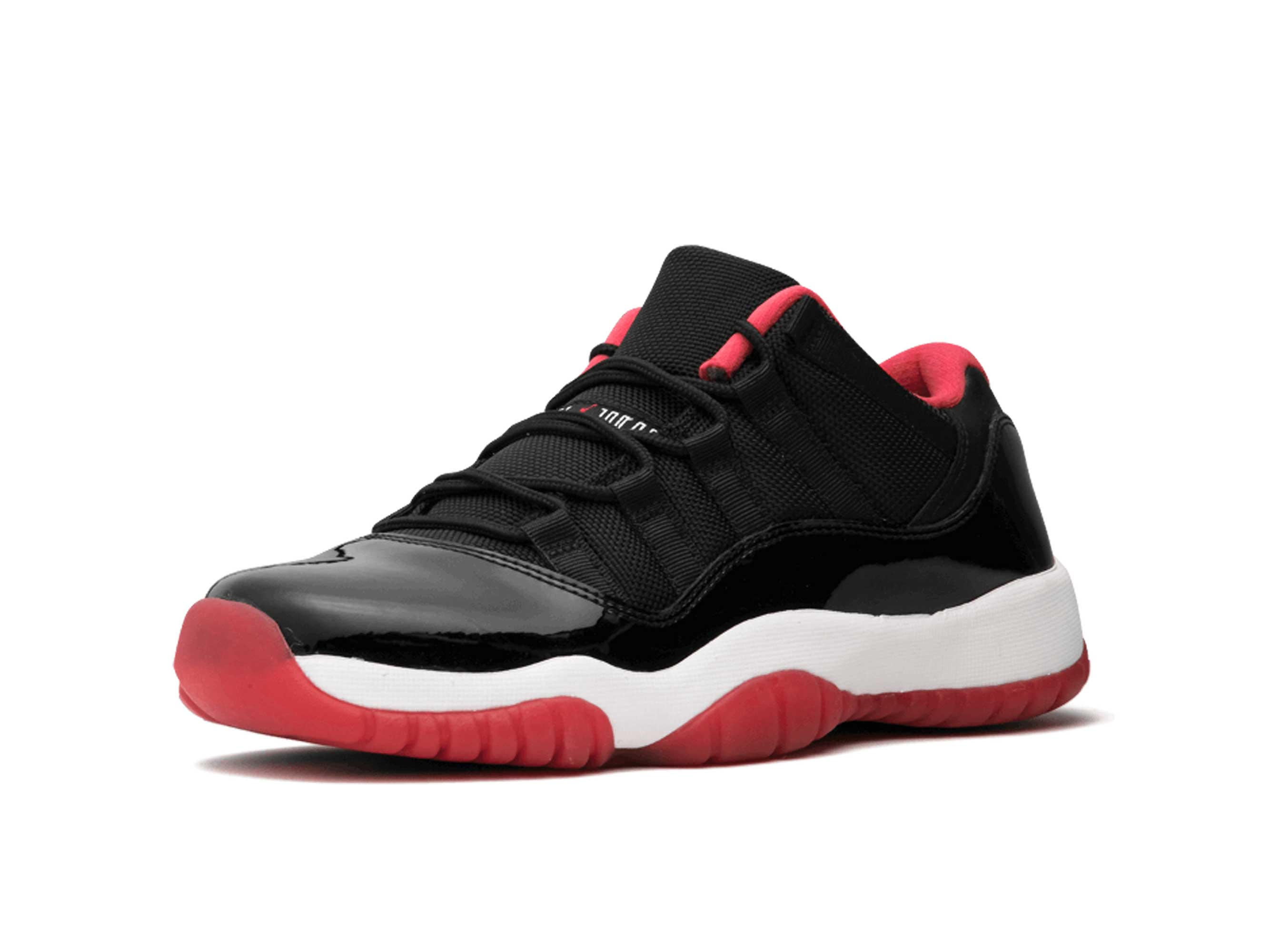 Nike air jordan on sale 11 red and black