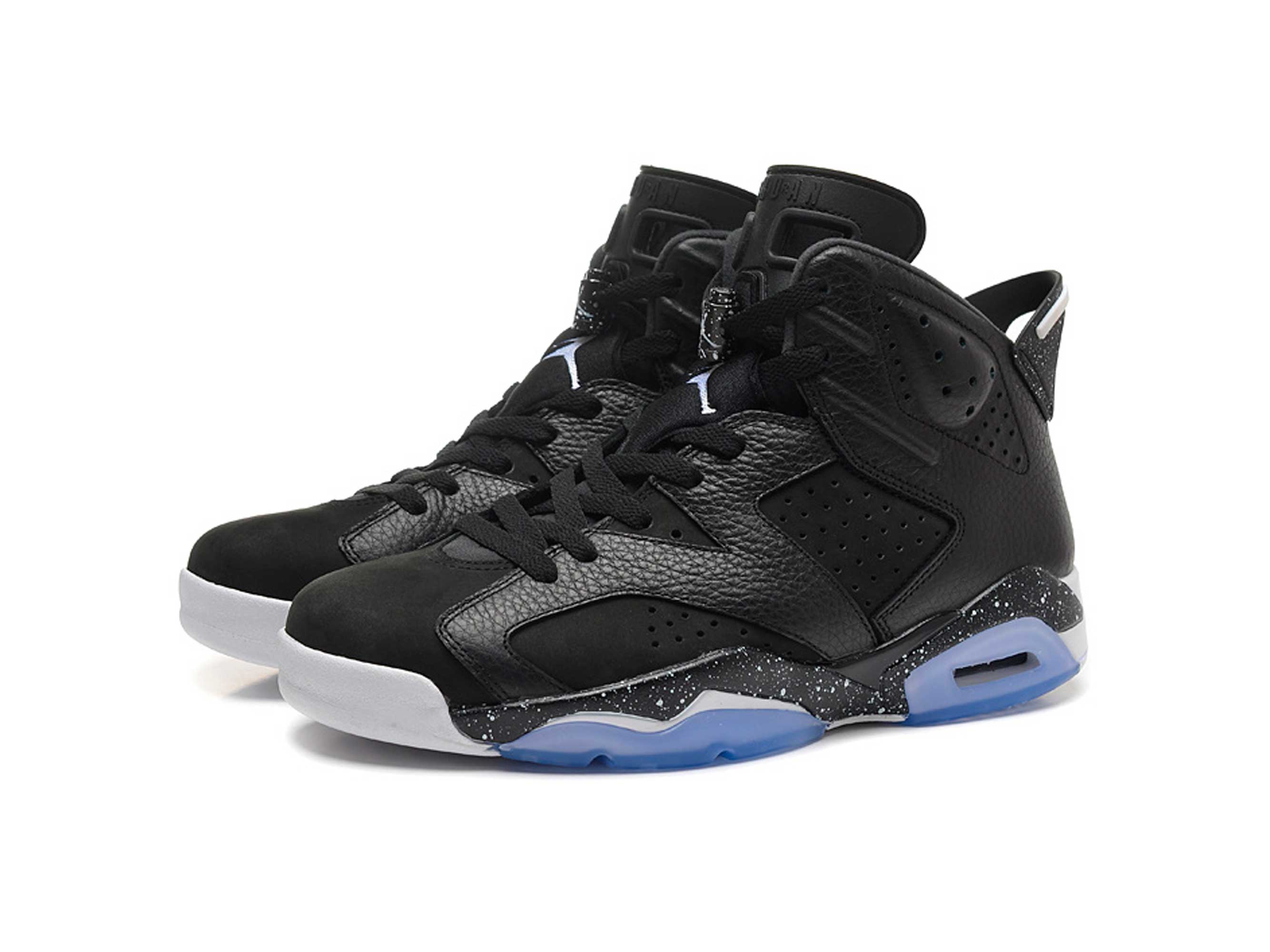 blue air jordan 6