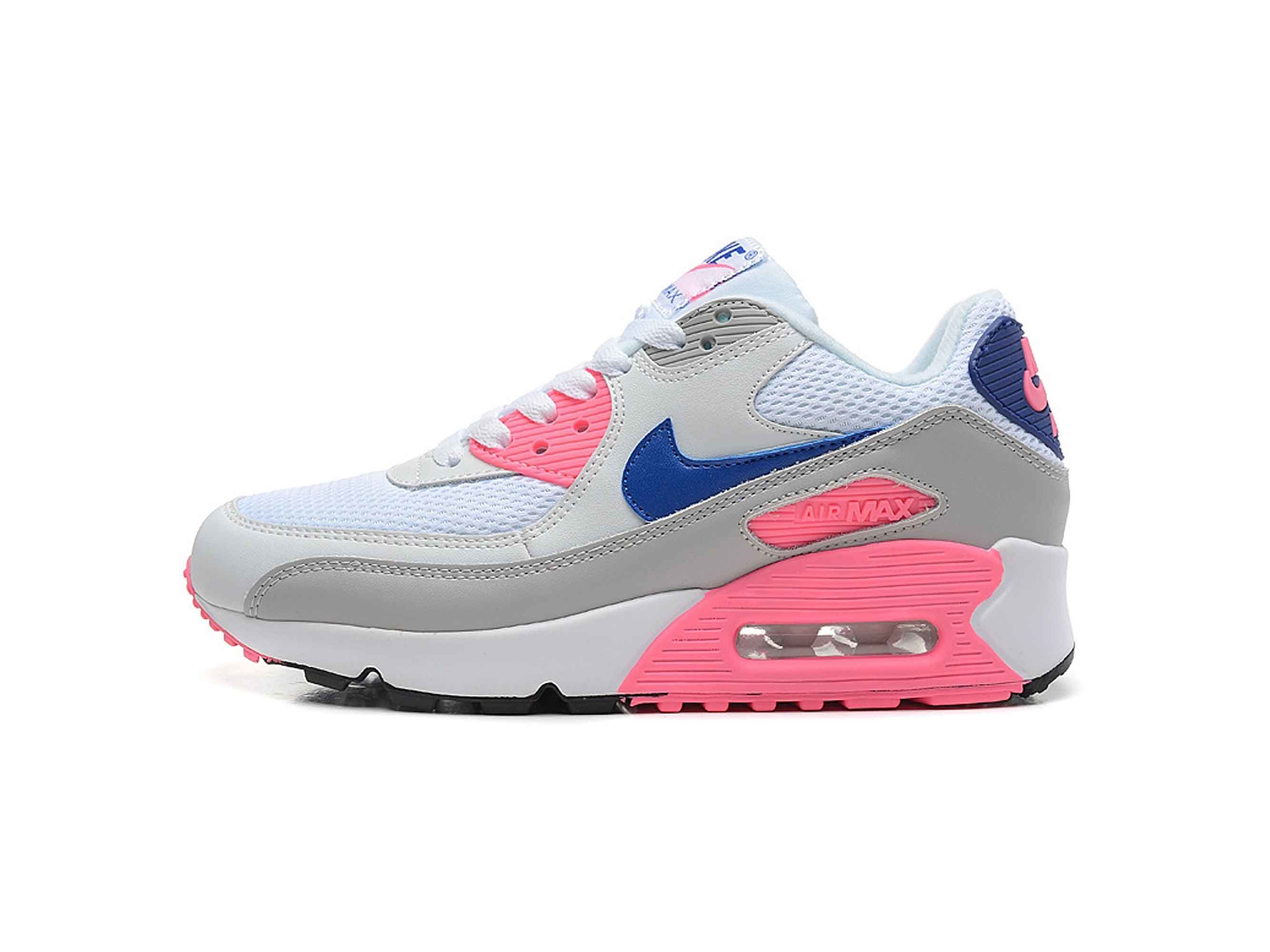 Купить Nike Air Max 90 White Pink Blue