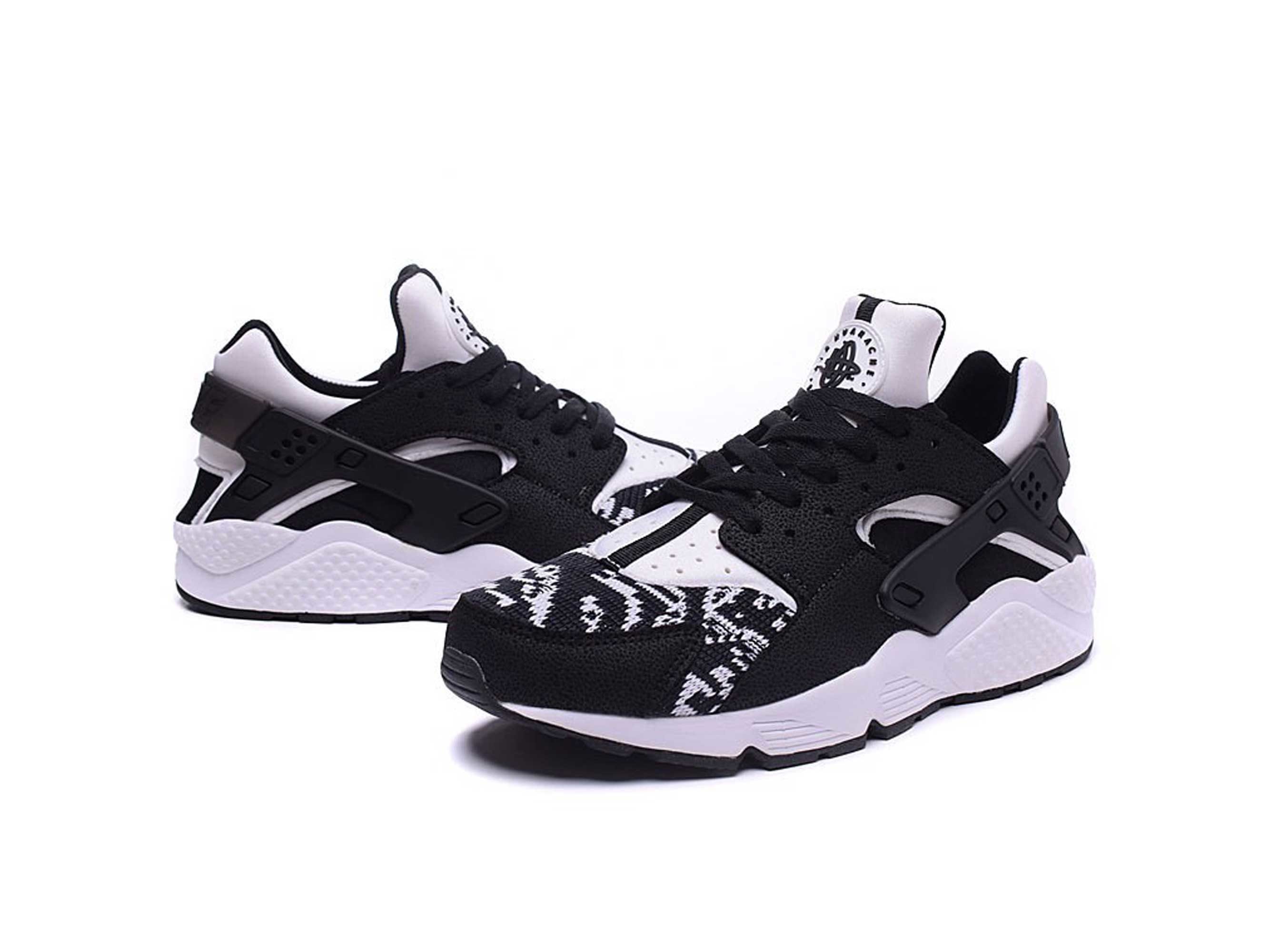 Интернет магазин купить оригинальные кроссовки Nike Air Huarache Run Pa Black White