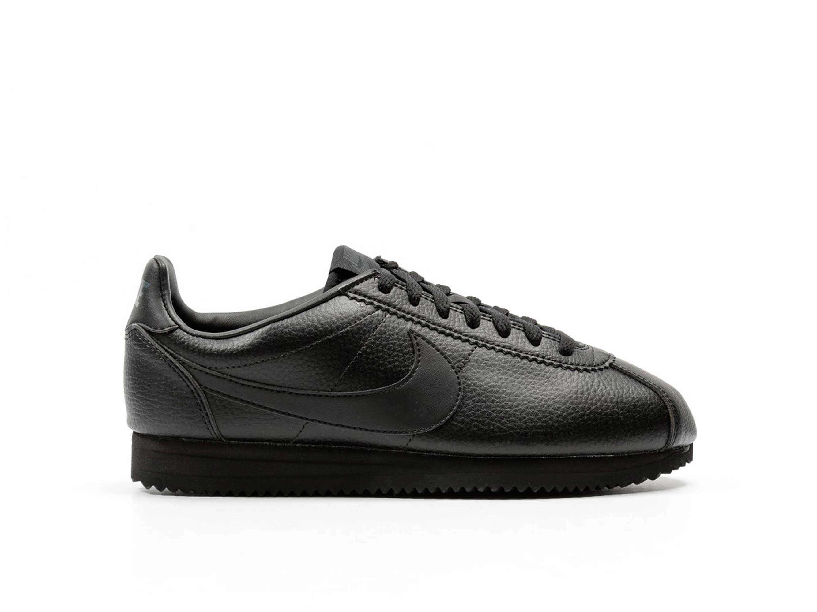 nike cortez leather all black ⋆ Nike Интернет Магазин