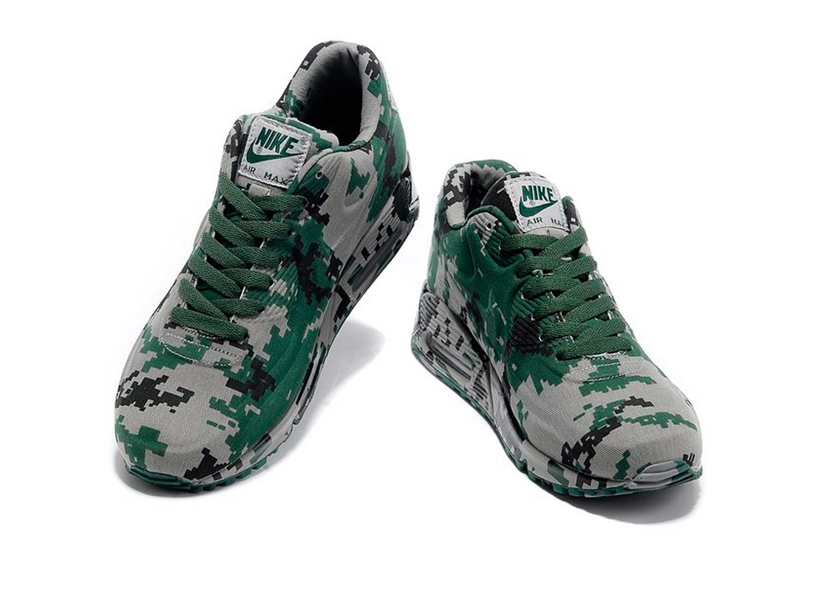 nike air max 90 VT camouflage green gray купить