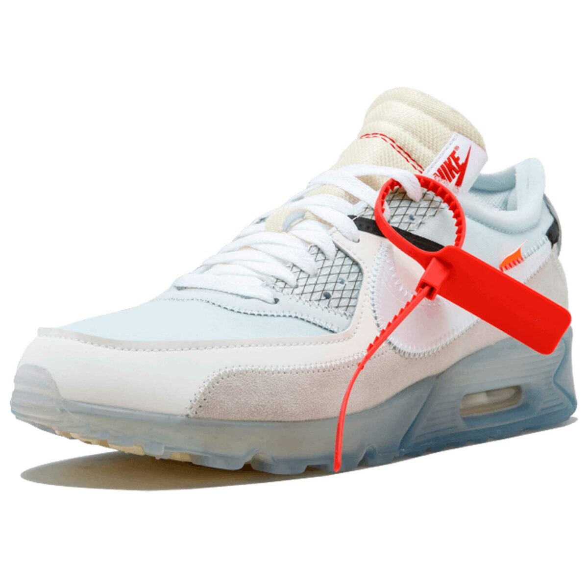 off white colection “The Ten” x nike air max 90 sail white muslin AA7293_100