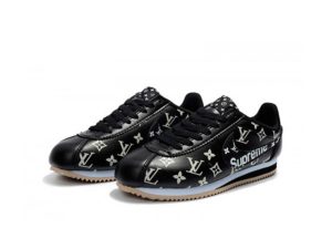 nike cortez x supreme x louis vuitton black купить