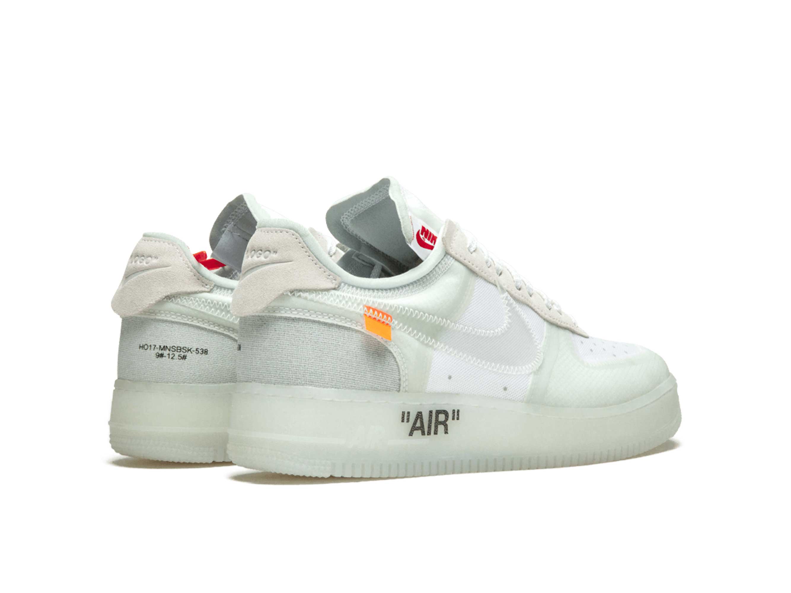 off white low top air forces