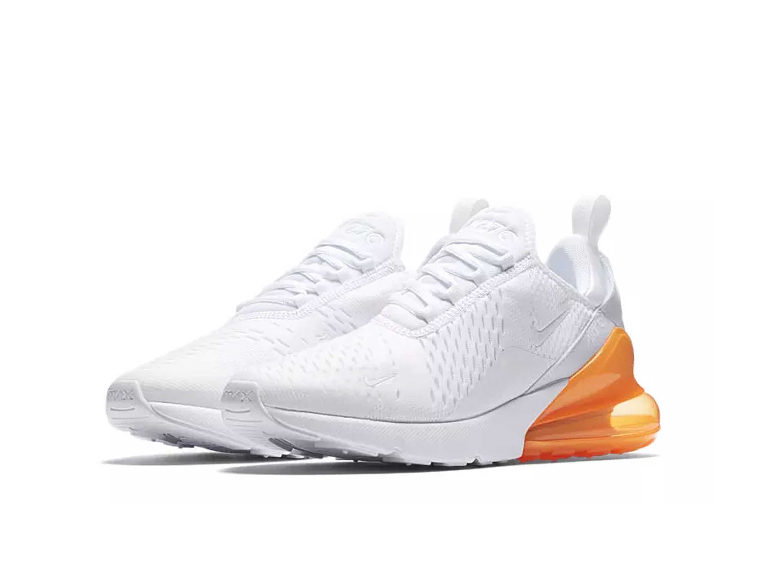 Nike air max 270 shop atmosphere grey/total orange/hot punch