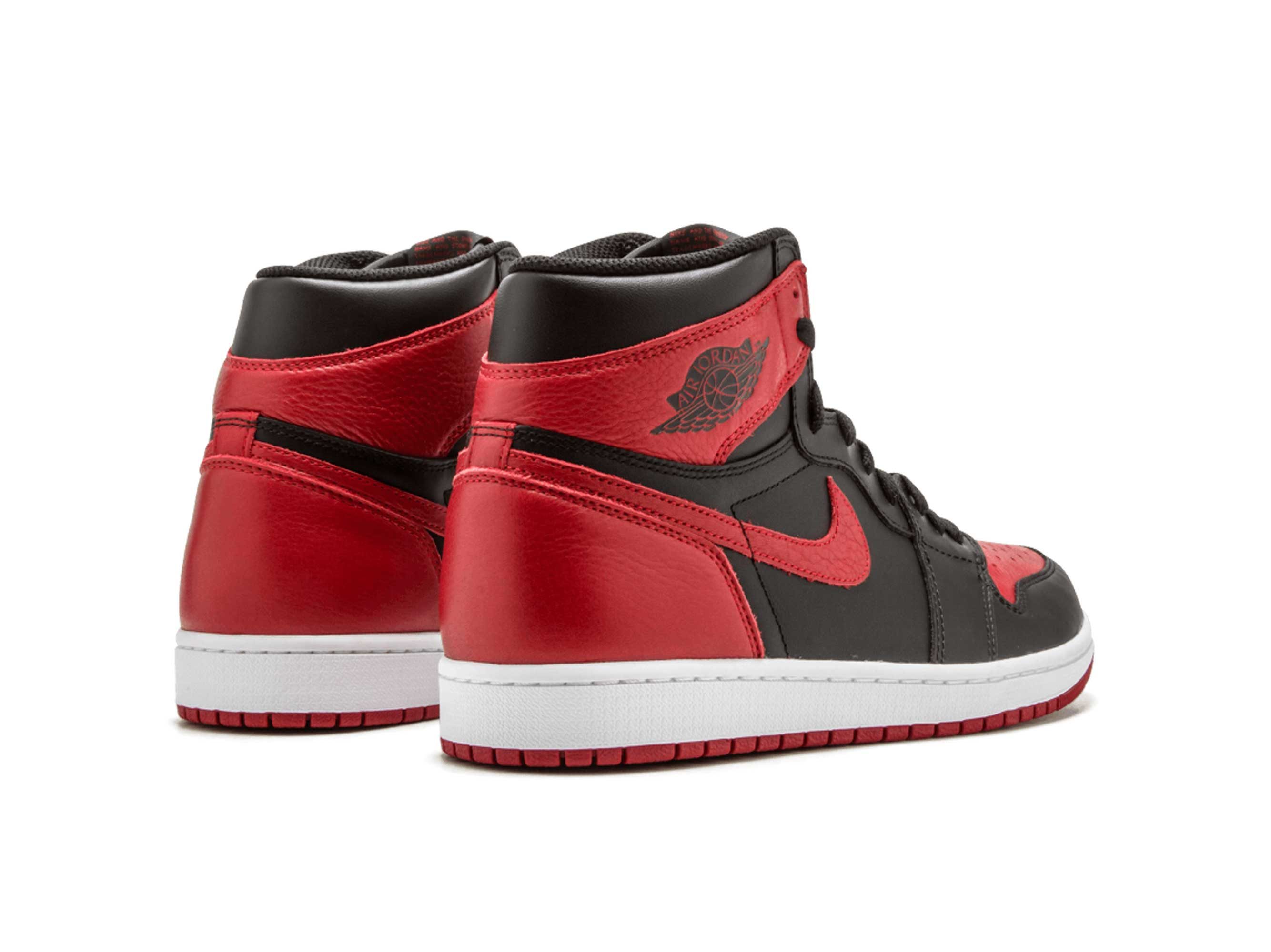 nike air Jordan 1 retro high og black red 555088_001 купить