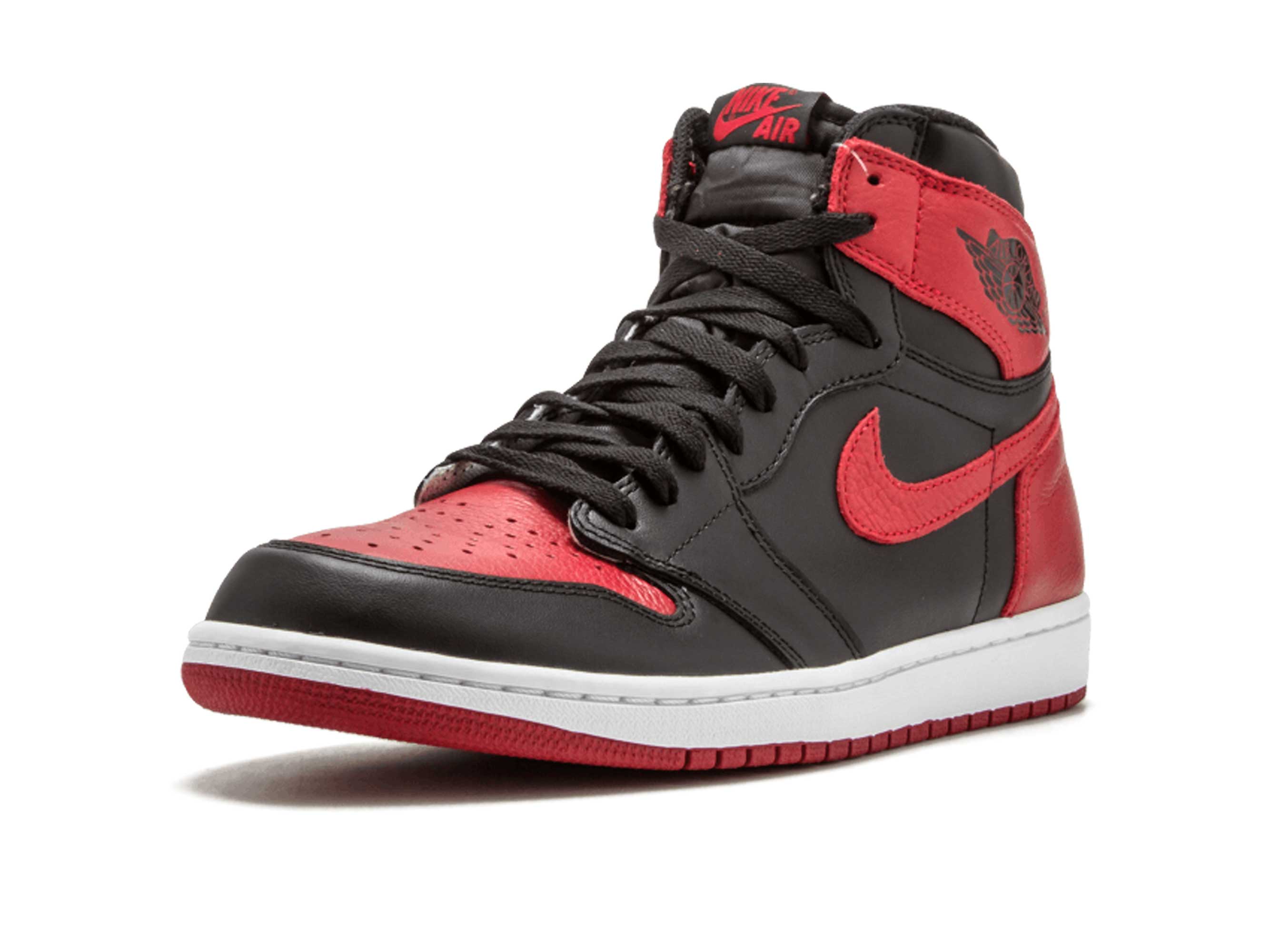 air jordan high og black red