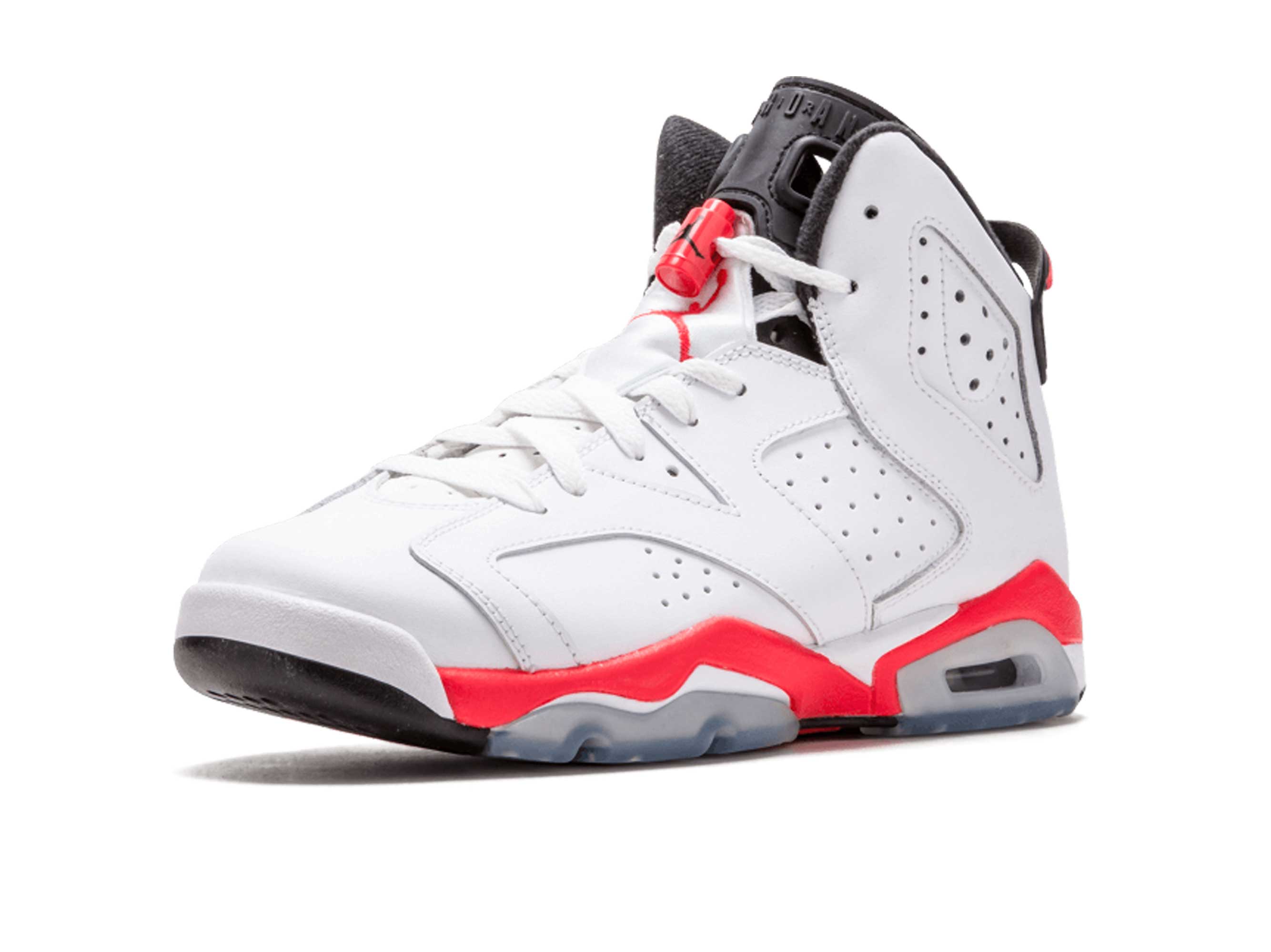 Jordan retro 6 on sale white and red