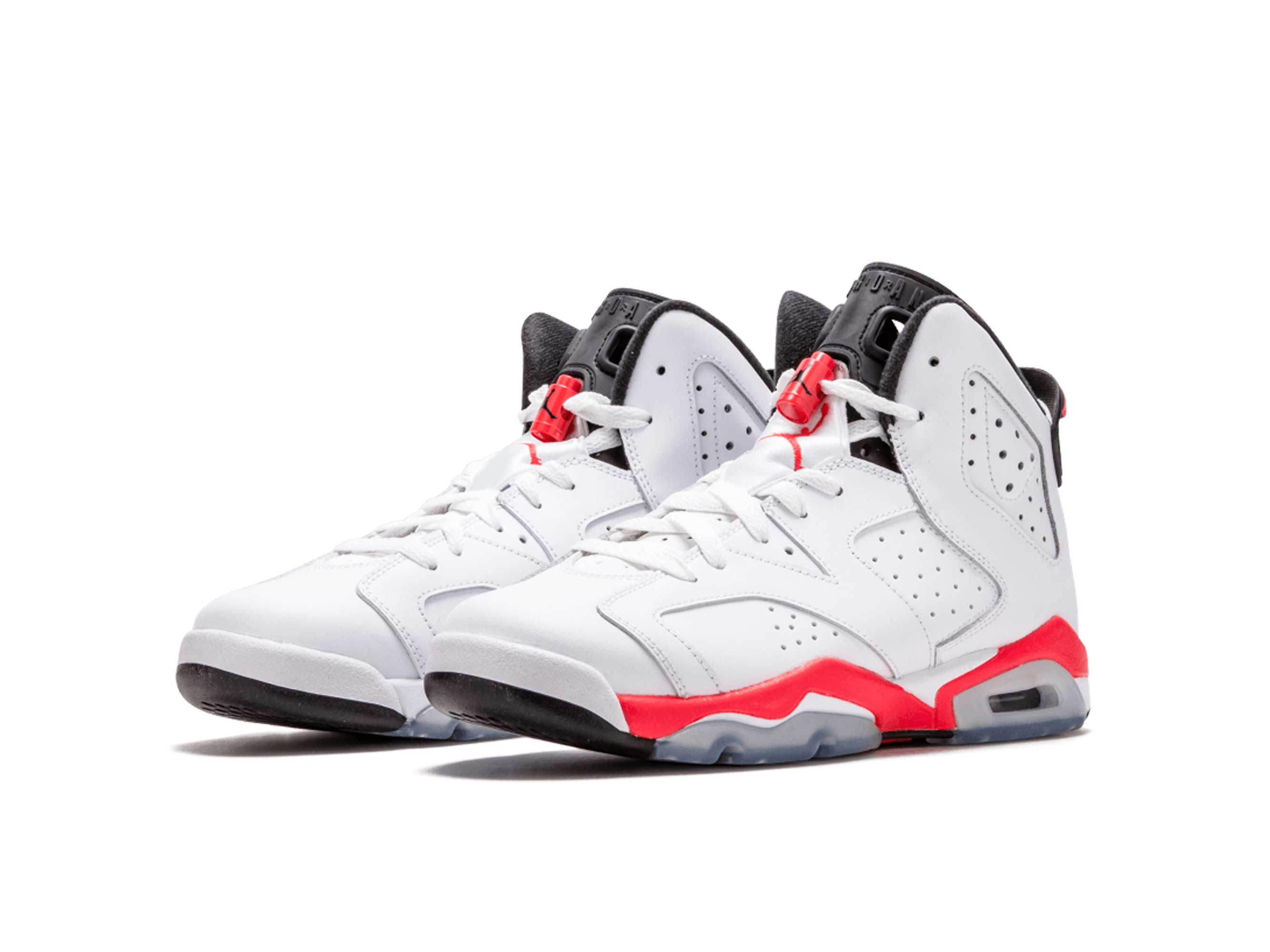 air jordan white red black