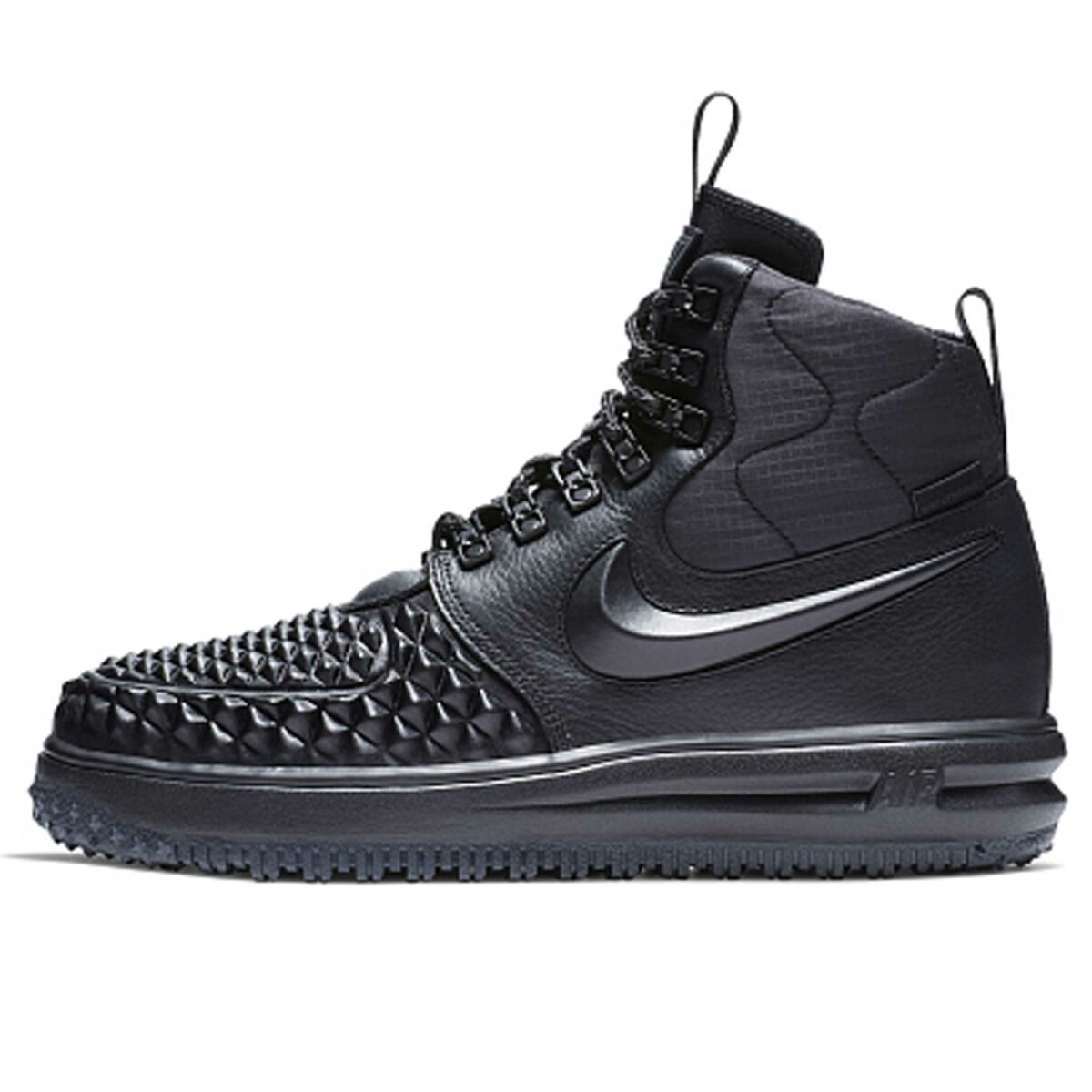 nike lunar force 1 duckboot’17 all black winter