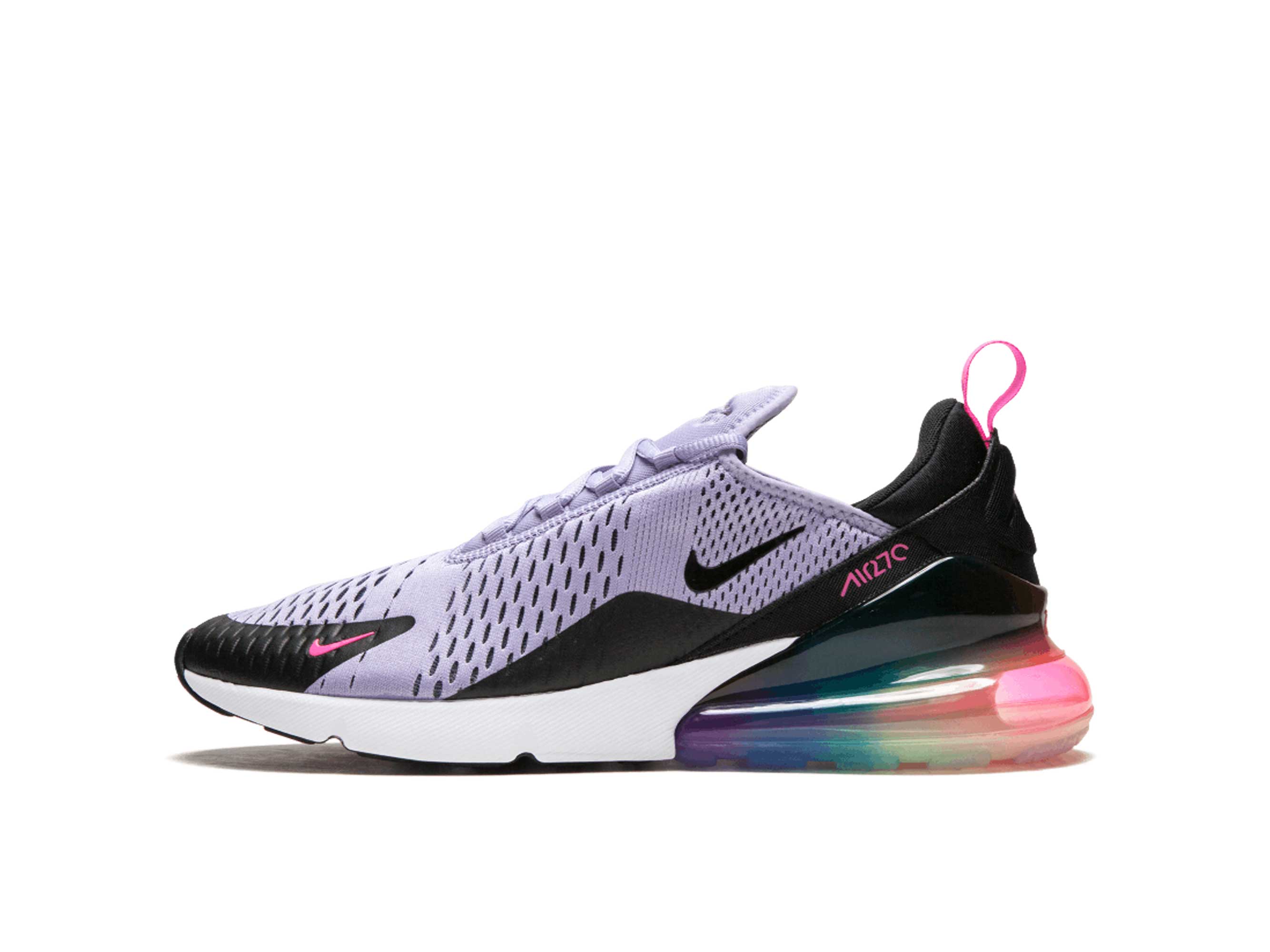 nike air 270 purple and black