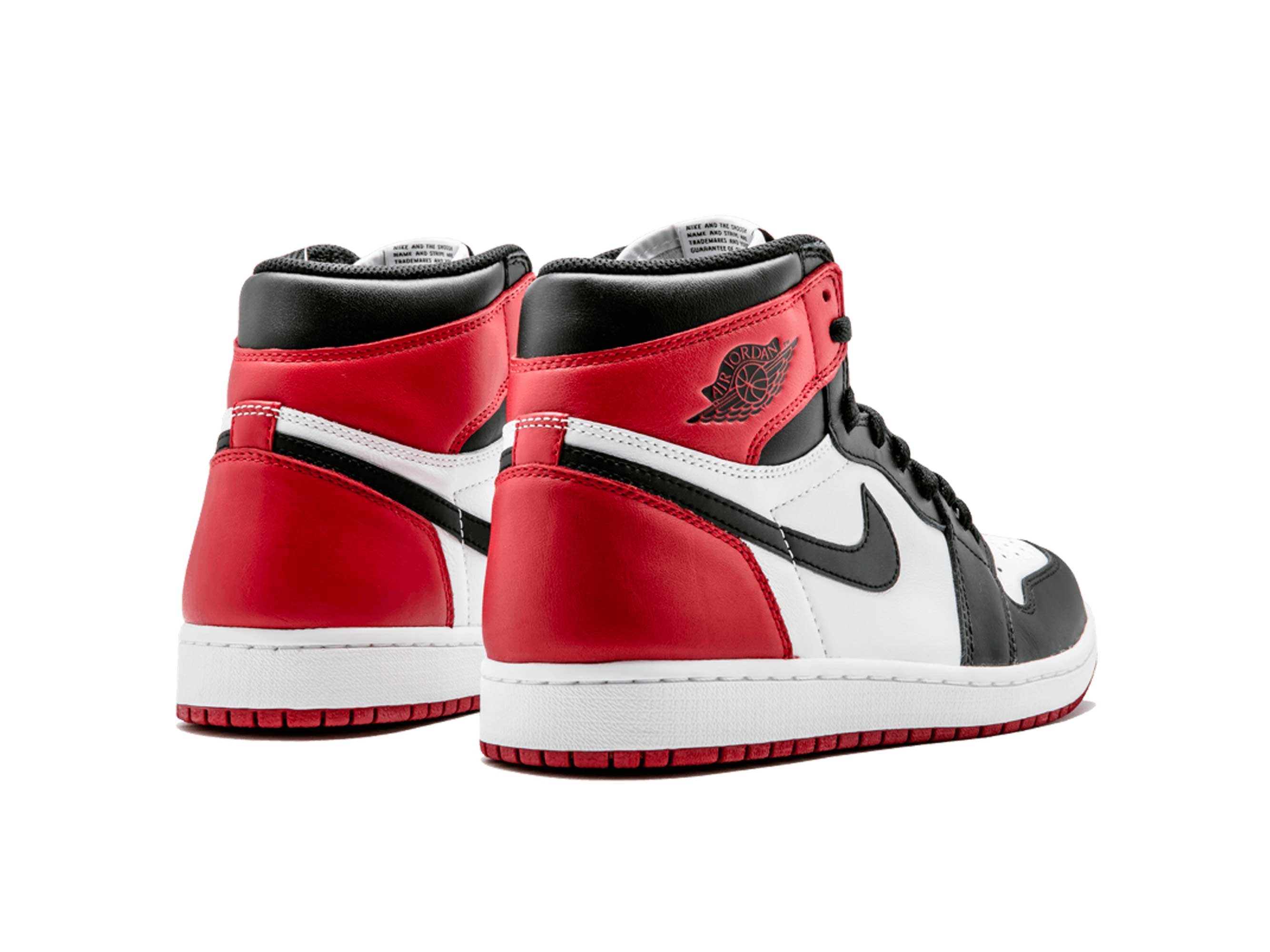 black toe air jordan 1