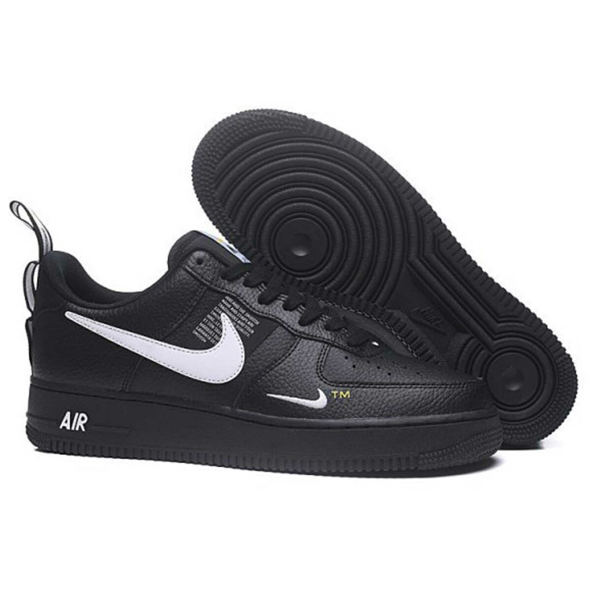 nike air force 1 `07 lv8 black white