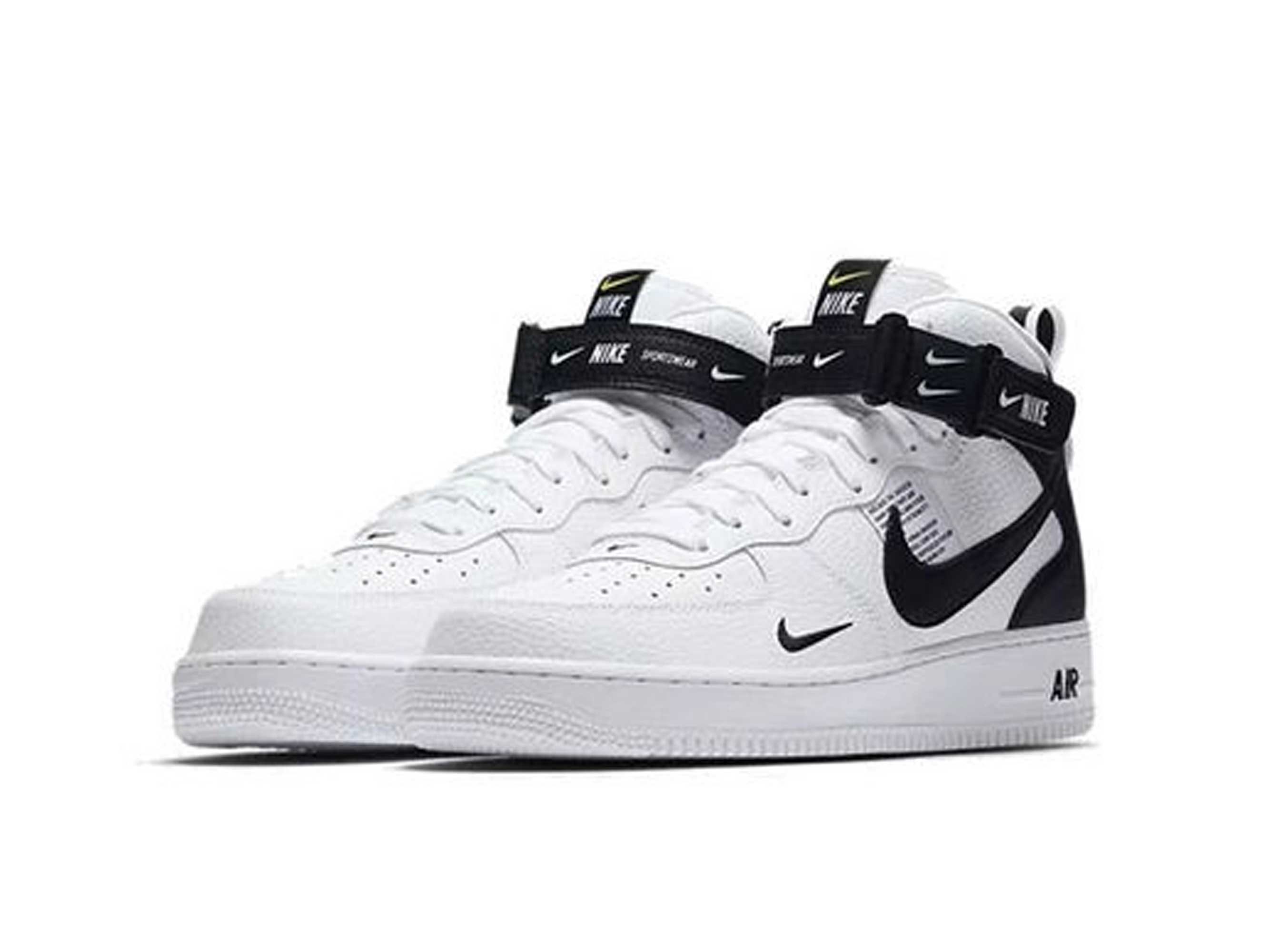 nike air force 1 mid 07 lv8 white black ⋆ Nike Интернет Магазин