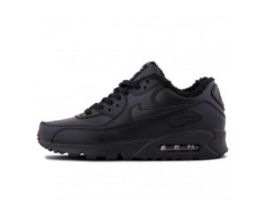 nike air max 90 LTR all black winter купить