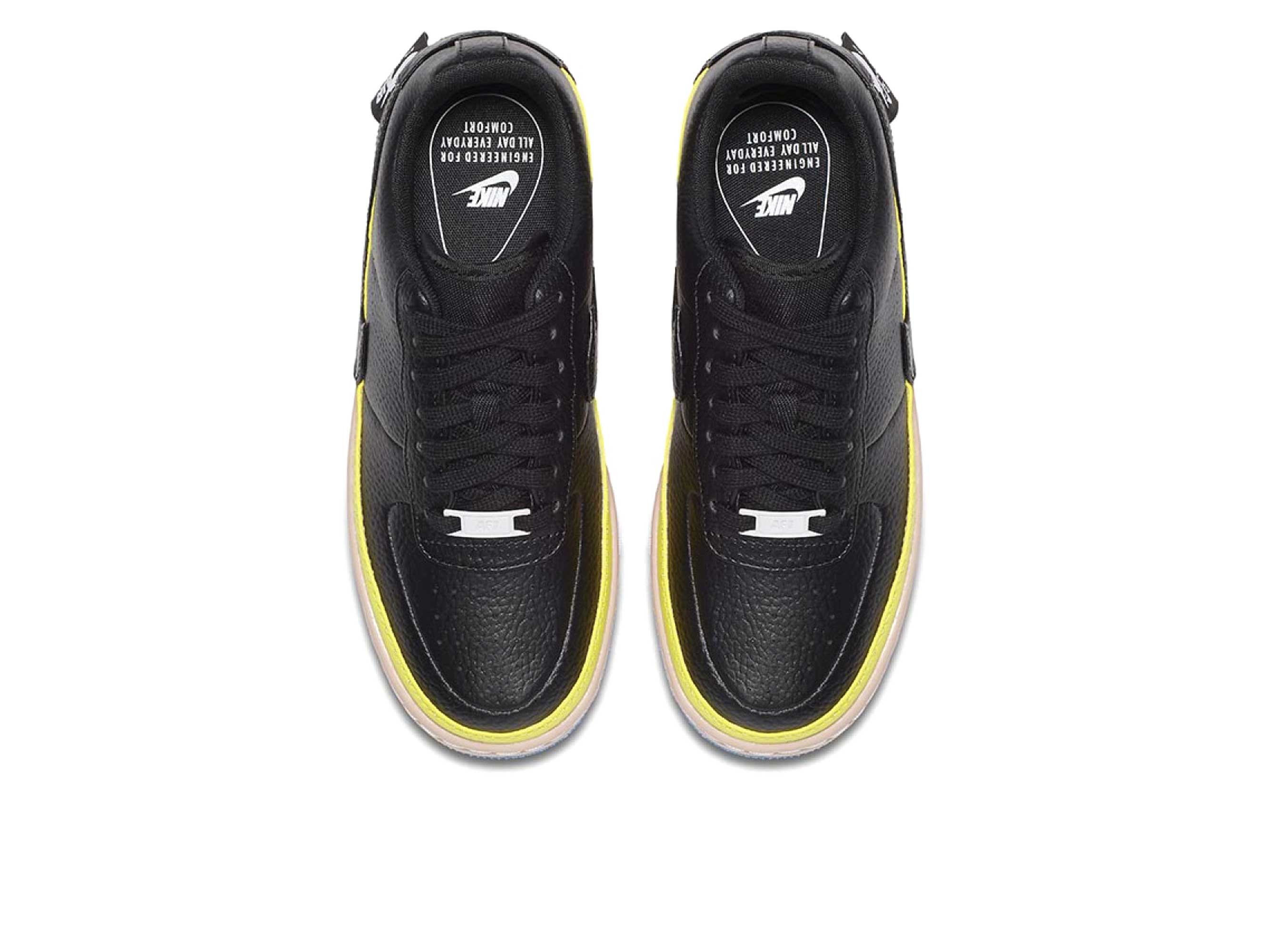 nike air force1 JESTER XX black sonic yellow artic orange ⋆ Nike 