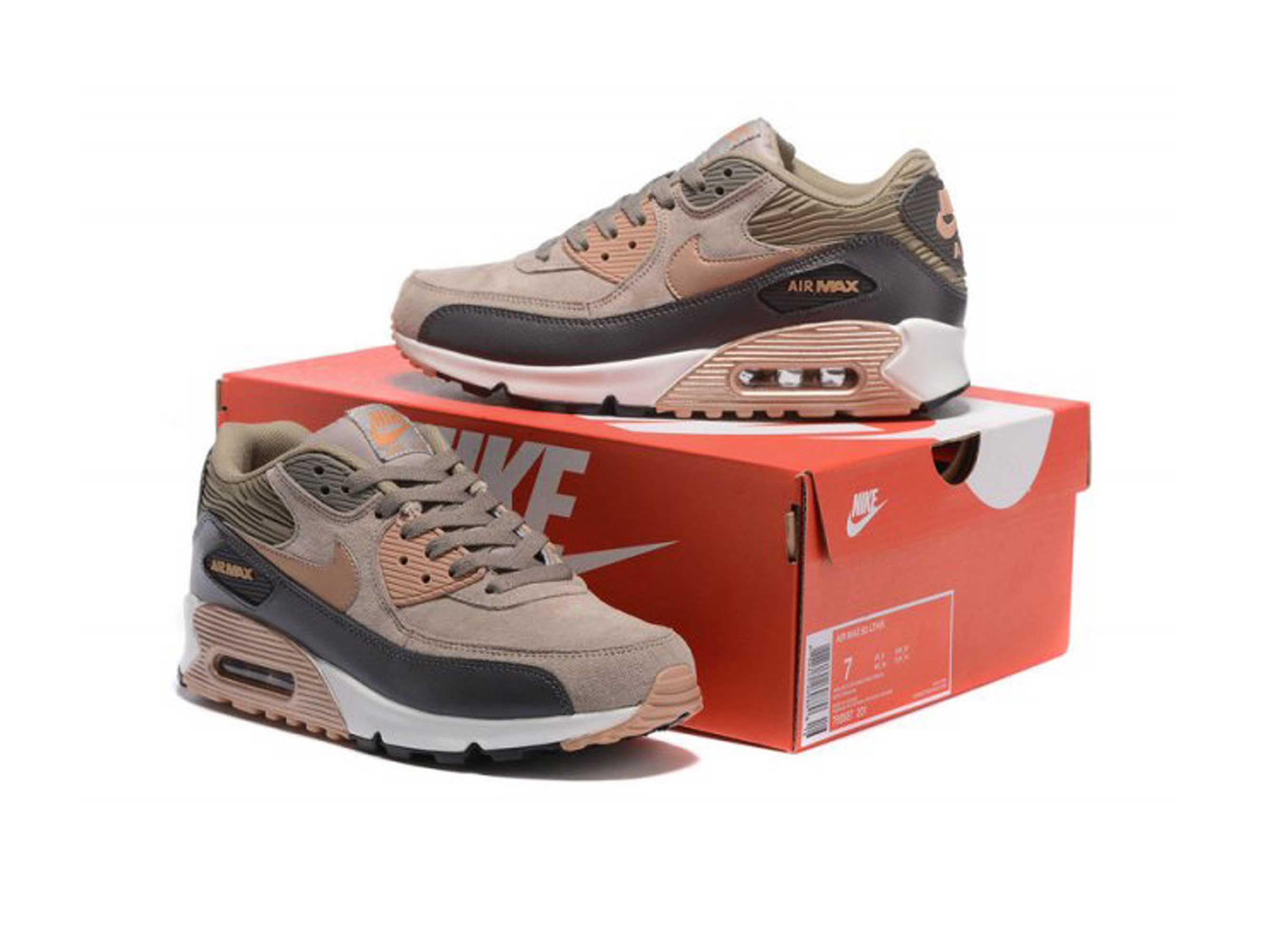nike air max 90 leather bronze