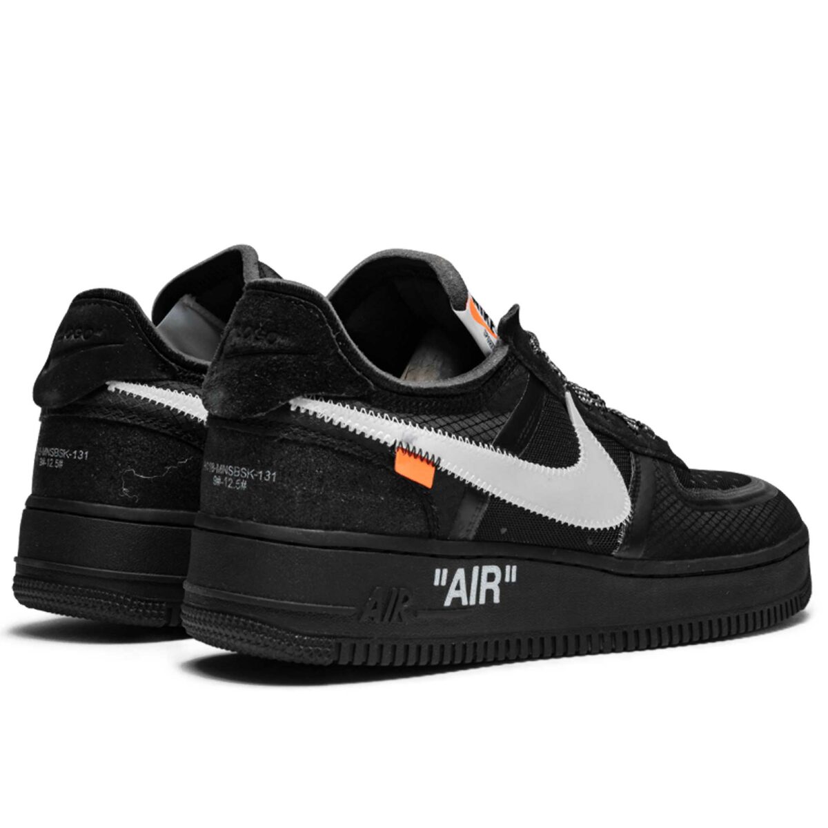 off white x nike air force 1 low black