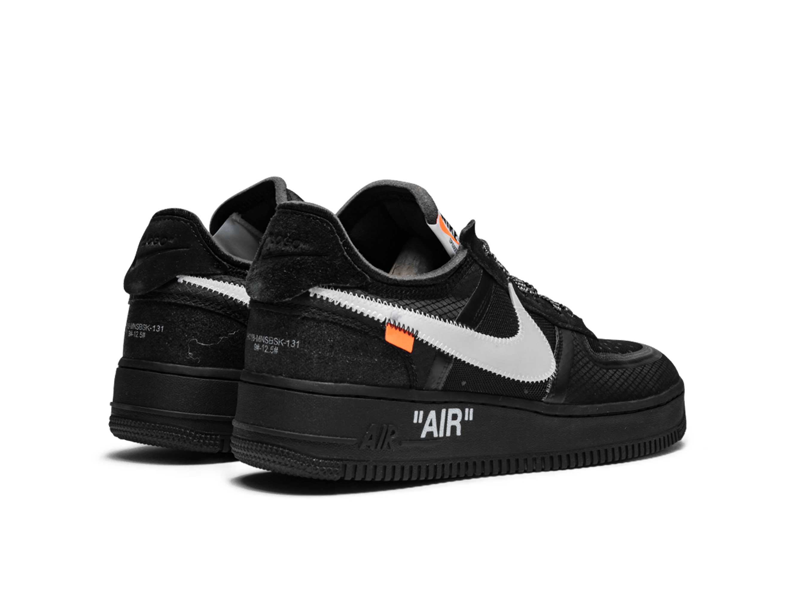 Nike X Off White Air Force 1 Low Black - Airforce Military