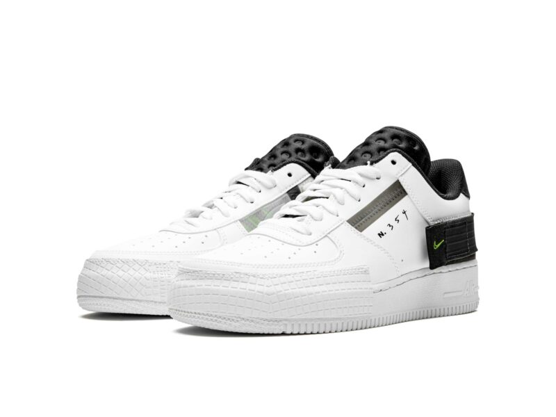 nike air force 1 type white black AT7859_101 купить