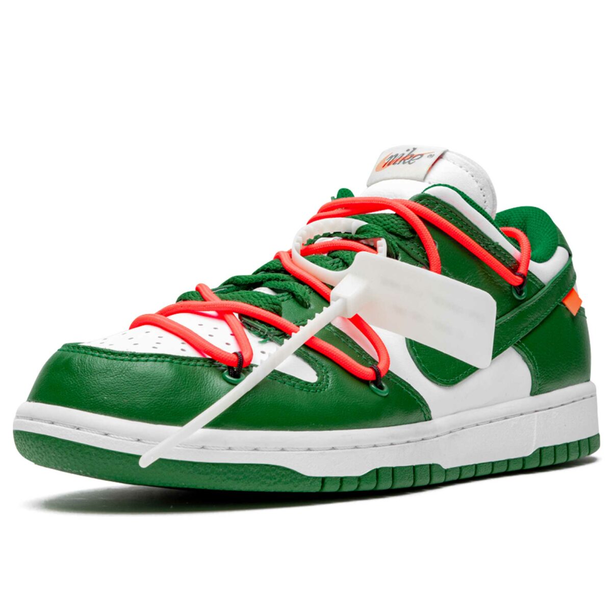 nike dunk low pine green off white
