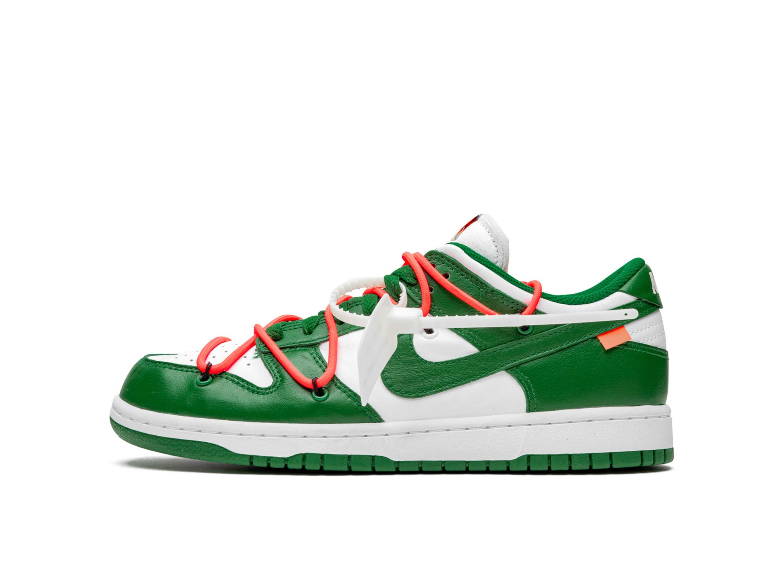 nike dunk low off-white - pine green CT0856_100 ⋆ Nike Интернет Магазин