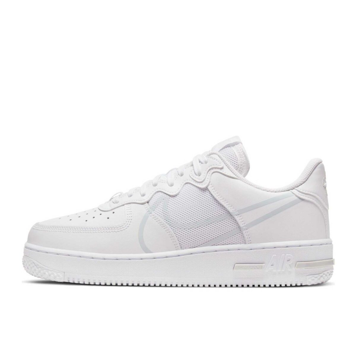 nike air force 1 react white pure platinum CD4366_101