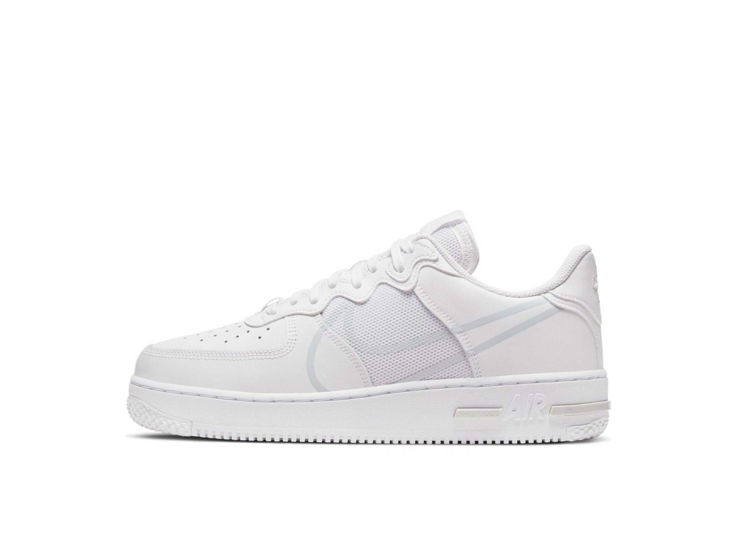 Nike Air Force 1 React white pure platinum CD4366_101 купить
