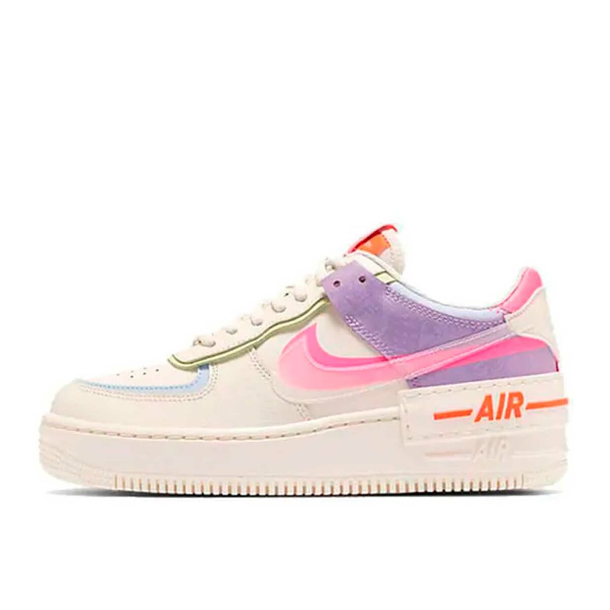 nike air force 1 shadow double swoosh sail pink purple CT7358_500