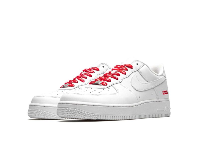 nike air force 1 low supreme mini box logo white CU9225_100 купить