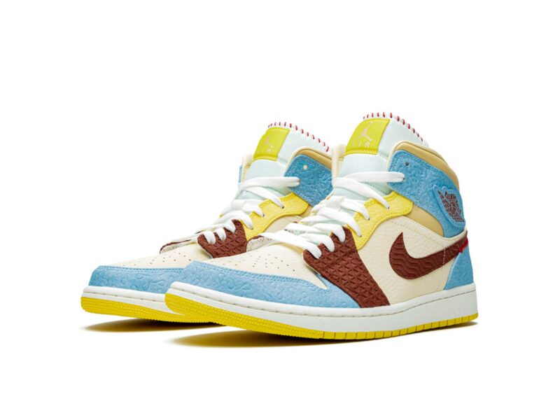 nike air jordan 1 mid SE maison chateau rogue fearless CU2803_200 купить