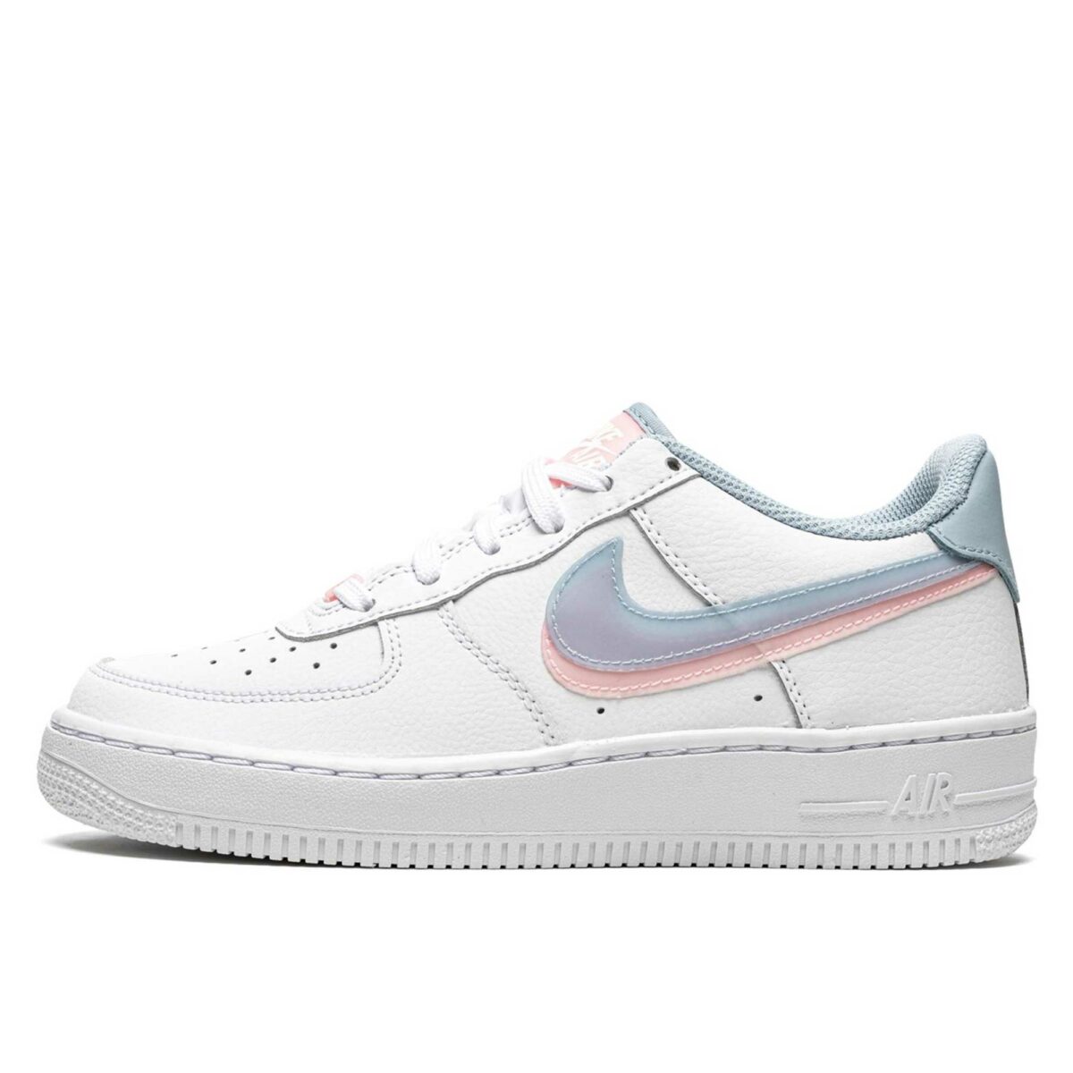 nike air force 1 lv8 gs white ight armory blue cw1574_100