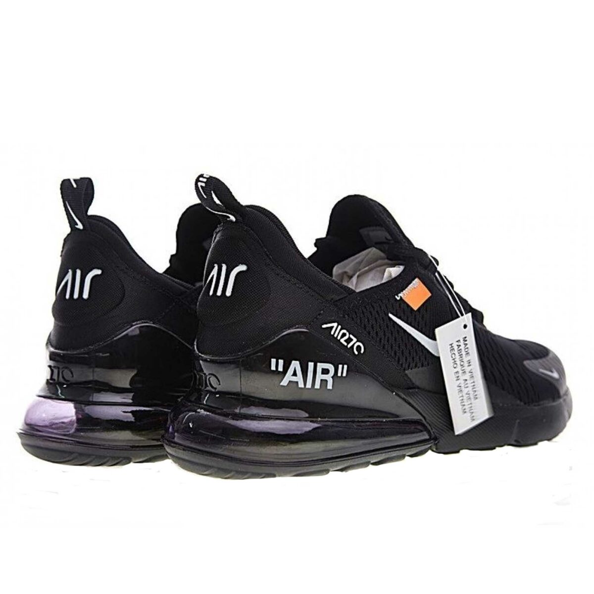 off-white x nike air max 270 black