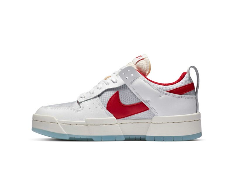 nike dunk low disrupt white red CK6654_101 купить