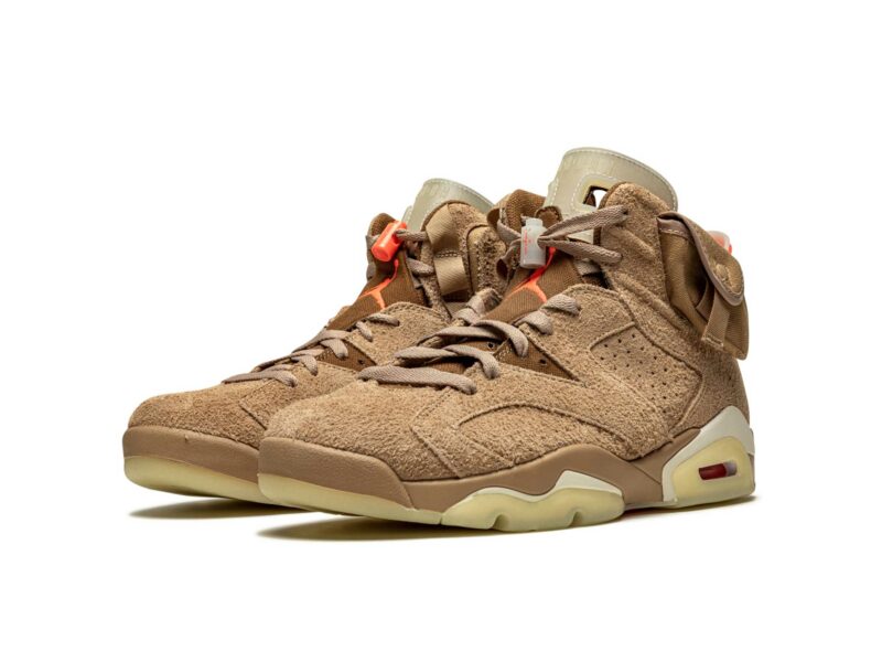 nike air Jordan 6 retro Travis Scott british khaki DH0690_200 купить