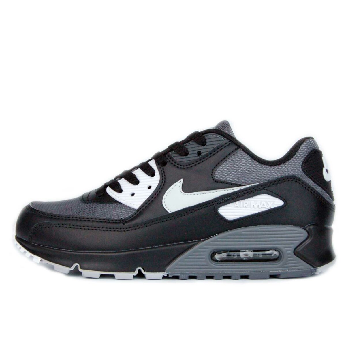 nike air max 90 essential black silver