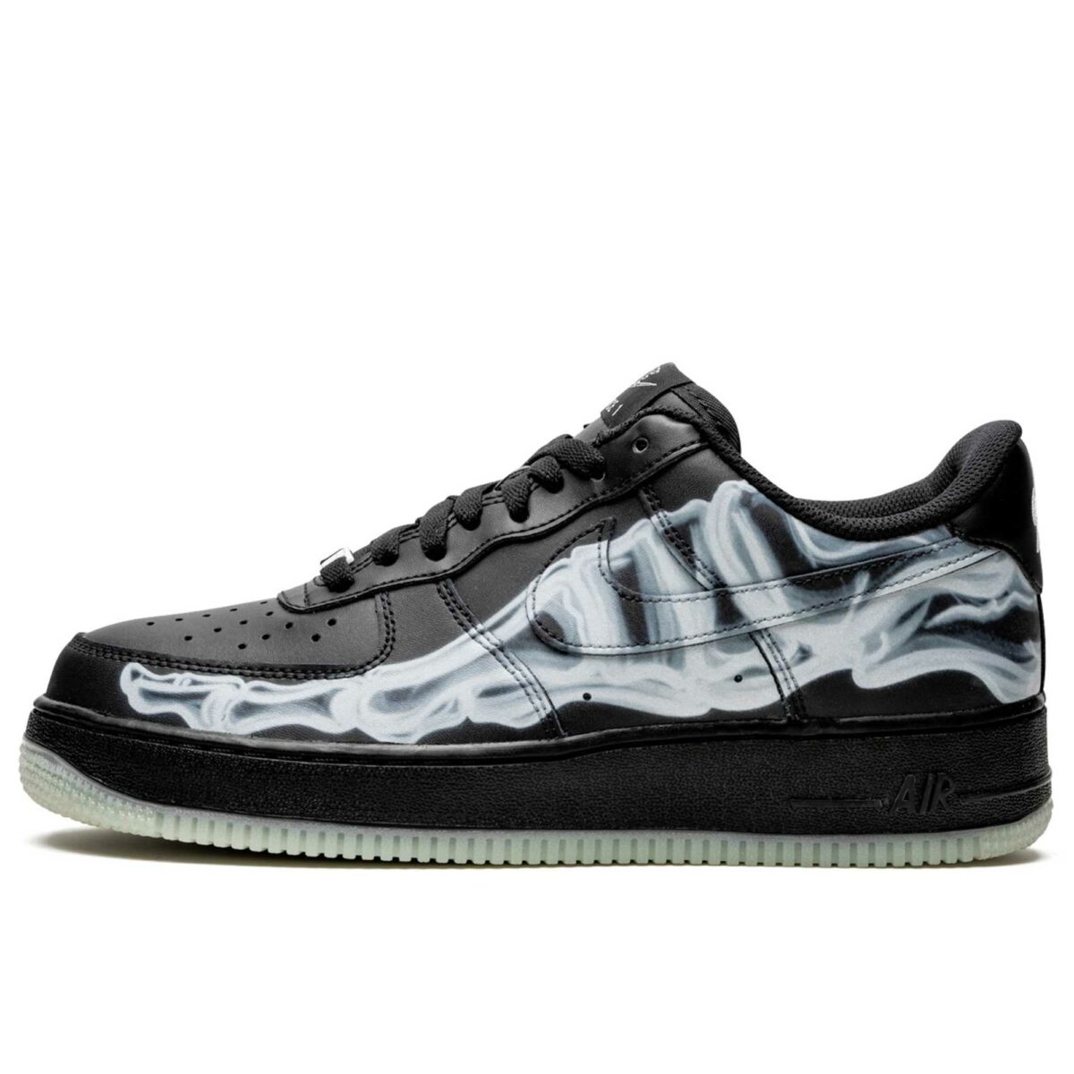 nike air force 1 low skeleton black BQ7541_001