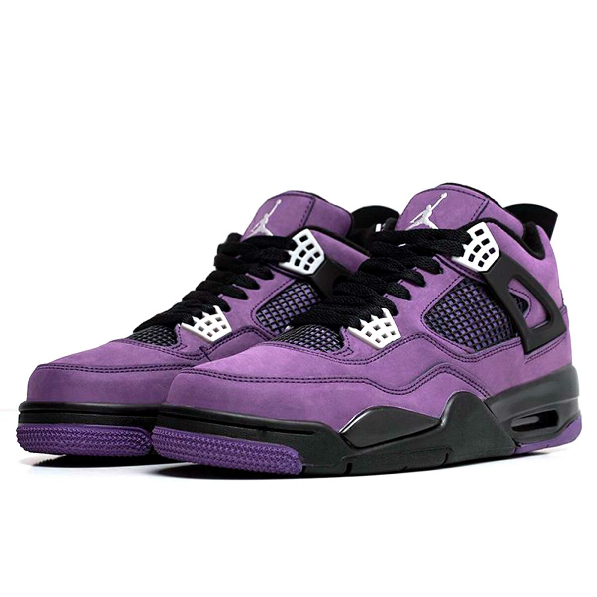 nike x Travis scott air Jordan 4 purple купить