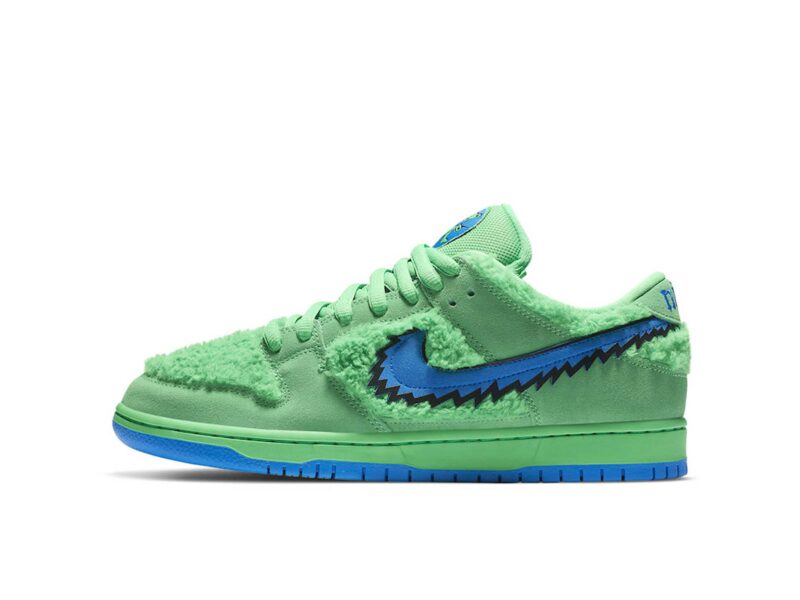 grateful dead x nike sb dunk low green bear CJ5378_300 купить