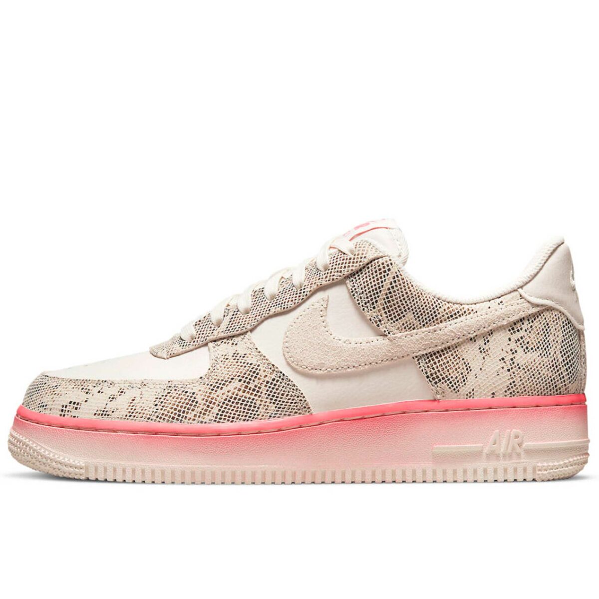 nike air force 1 low snakeskin sail pink nebula DV1031_030