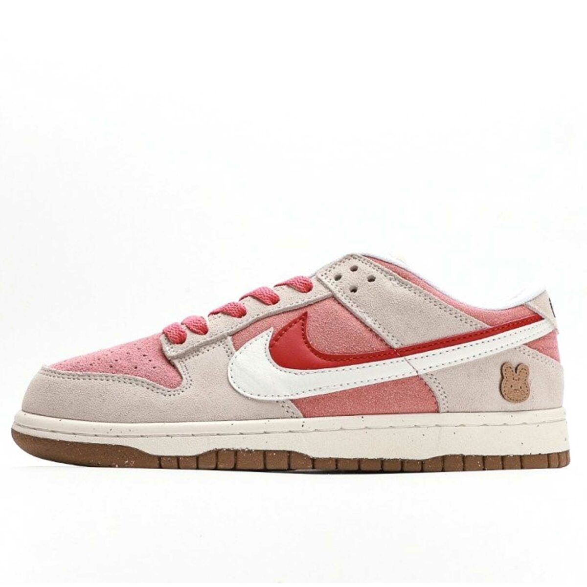 nike sb dunk low se 85 double swoosh sail red pink DO9457_117