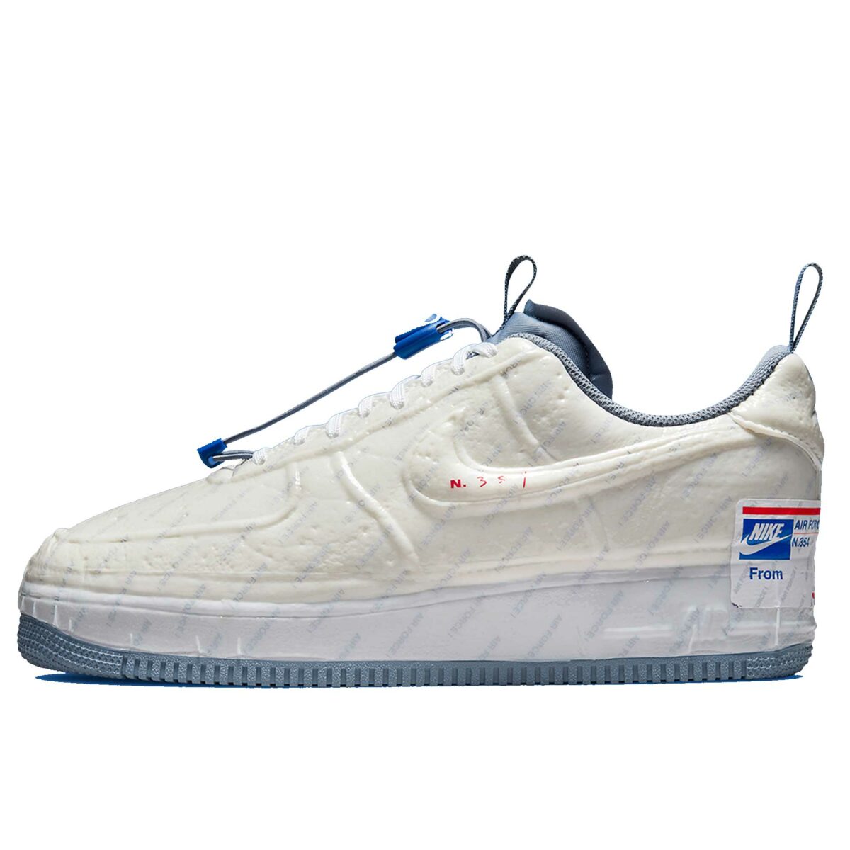 nike air foorce experimental USPS postal ghost CZ1528_100