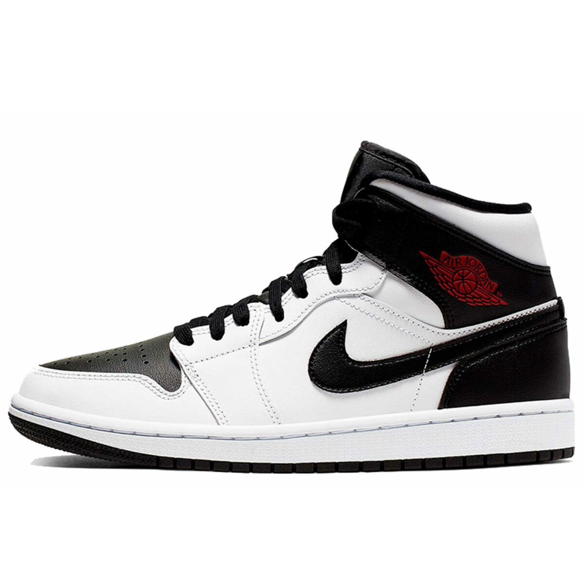 nike air Jordan 1 mid reverse black toe BQ6472_101