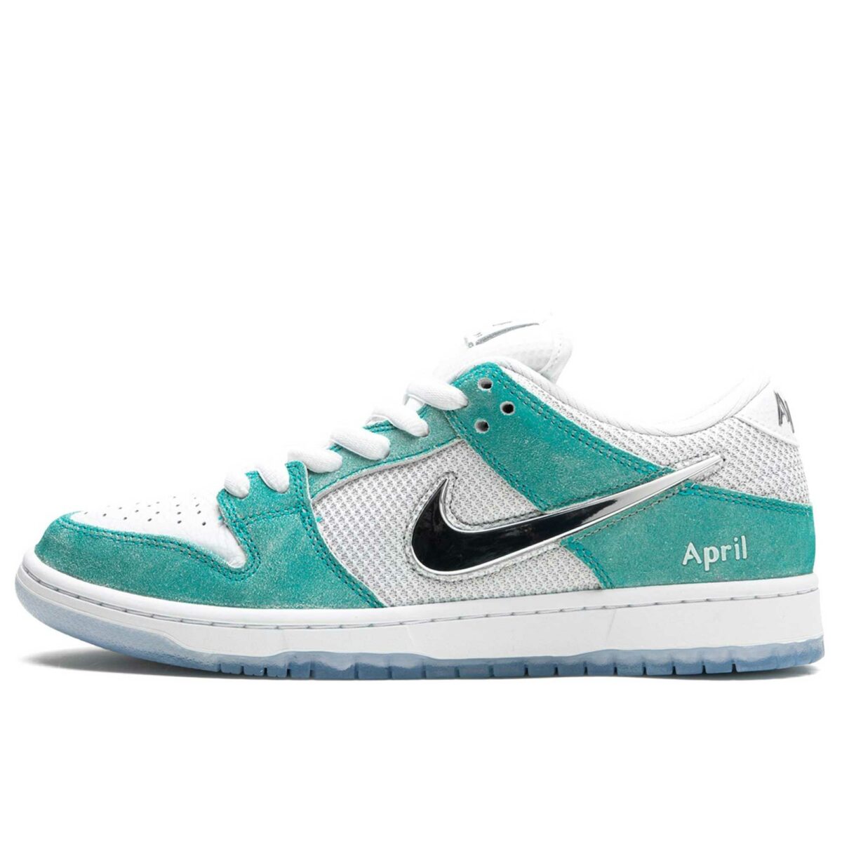 nike sb dunk low pro qs april skateboards FD2562_400