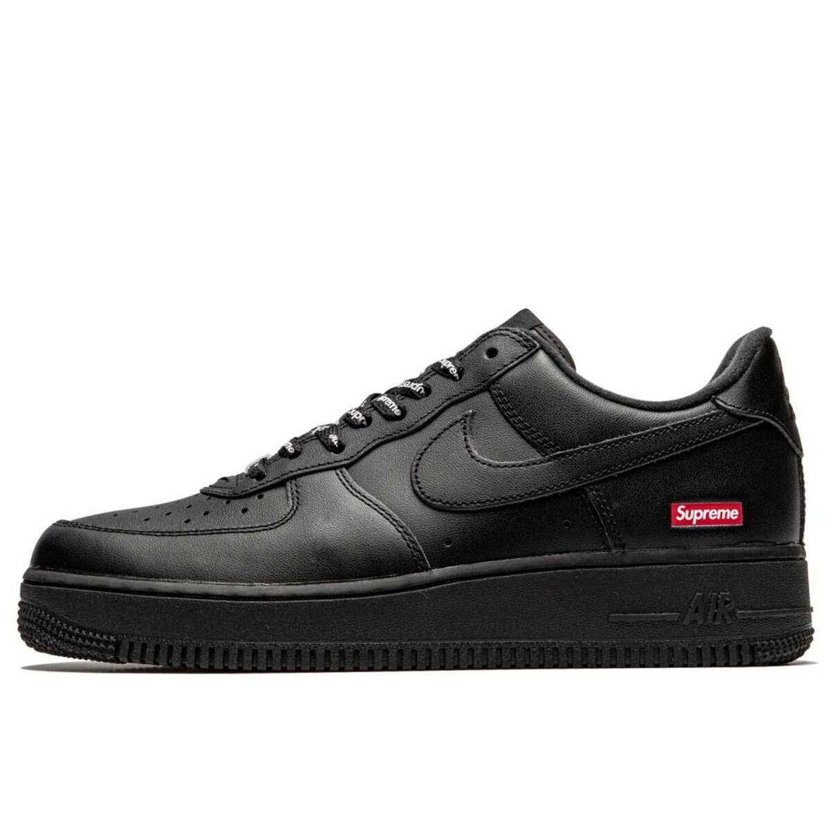 Nike Air Force 1 Low Supreme Mini Box Logo Black CU9225_001